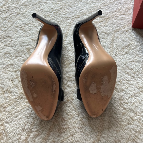 Salvatore Ferragamo Rilly Nero Patentcalf - Picture 6 of 10